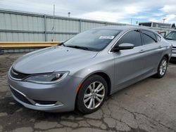 Chrysler 200 salvage cars for sale: 2015 Chrysler 200 Limited