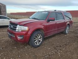 Ford Expedition salvage cars for sale: 2015 Ford Expedition EL Limited