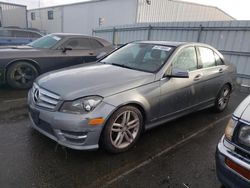 Mercedes-Benz C 250 salvage cars for sale: 2013 Mercedes-Benz C 250