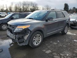 Ford Explorer salvage cars for sale: 2015 Ford Explorer XLT