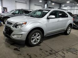 Salvage cars for sale from Copart Ham Lake, MN: 2016 Chevrolet Equinox LT