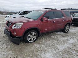 GMC salvage cars for sale: 2008 GMC Acadia SLT-1