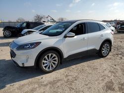 Salvage cars for sale at Haslet, TX auction: 2021 Ford Escape Titanium