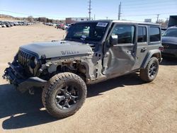 Salvage cars for sale from Copart Colorado Springs, CO: 2021 Jeep Wrangler Unlimited Sport