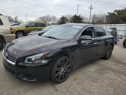 Salvage cars for sale at Moraine, OH auction: 2012 Nissan Maxima S