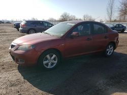 Salvage cars for sale from Copart London, ON: 2009 Mazda 3 I