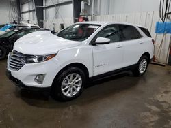 Salvage cars for sale from Copart Ham Lake, MN: 2018 Chevrolet Equinox LT