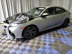Salvage cars for sale from Copart Graham, WA: 2019 Honda Civic Sport Touring