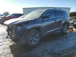 Salvage cars for sale from Copart Rocky View County, AB: 2018 Toyota Highlander Limited