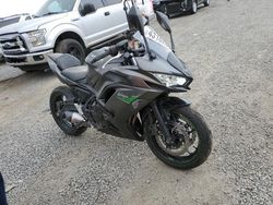 Kawasaki salvage cars for sale: 2024 Kawasaki EX650 R