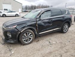 Salvage cars for sale from Copart Lawrenceburg, KY: 2019 Hyundai Santa FE SEL