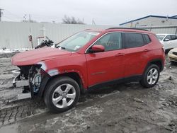 Salvage cars for sale from Copart Albany, NY: 2020 Jeep Compass Latitude