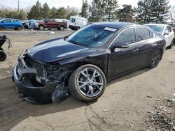 Salvage cars for sale at Denver, CO auction: 2013 Nissan Maxima S