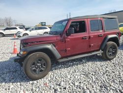 Salvage cars for sale at Barberton, OH auction: 2021 Jeep Wrangler Unlimited Sport