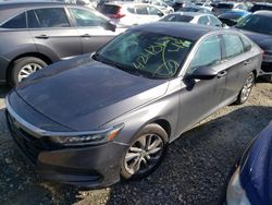 Honda Accord LX salvage cars for sale: 2020 Honda Accord LX