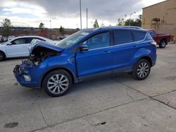 Ford Escape Titanium salvage cars for sale: 2017 Ford Escape Titanium