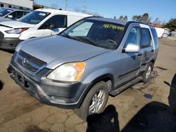 Salvage cars for sale at New Britain, CT auction: 2002 Honda CR-V EX