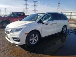 Salvage cars for sale from Copart Elgin, IL: 2018 Honda Odyssey EXL