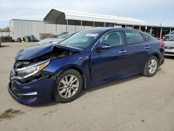 Salvage cars for sale from Copart Fresno, CA: 2018 KIA Optima LX