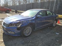 Salvage cars for sale at Waldorf, MD auction: 2016 Volkswagen Passat SE