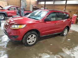 Salvage cars for sale from Copart Ebensburg, PA: 2010 Hyundai Santa FE GLS
