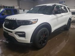 Vehiculos salvage en venta de Copart Elgin, IL: 2021 Ford Explorer ST