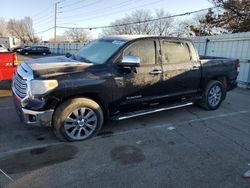 Salvage cars for sale at Moraine, OH auction: 2017 Toyota Tundra Crewmax Limited