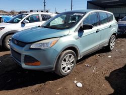 Salvage cars for sale from Copart Colorado Springs, CO: 2013 Ford Escape S