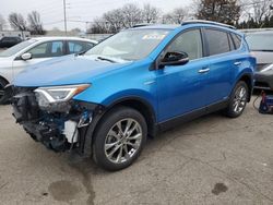 Salvage cars for sale from Copart Moraine, OH: 2018 Toyota Rav4 HV Limited
