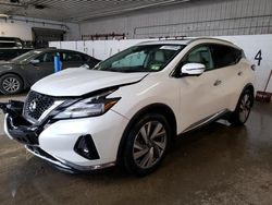 Salvage cars for sale at Candia, NH auction: 2019 Nissan Murano S