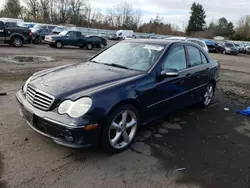 Salvage cars for sale from Copart Portland, OR: 2005 Mercedes-Benz C 230K Sport Sedan