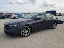 Salvage cars for sale at West Palm Beach, FL auction: 2024 Honda Accord LX