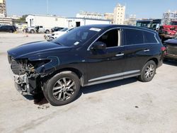 Salvage cars for sale at New Orleans, LA auction: 2015 Infiniti QX60