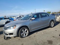 Salvage cars for sale from Copart Colton, CA: 2013 Volkswagen Passat SE