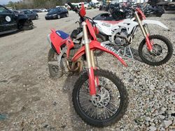 Salvage Motorcycles for sale at auction: 2022 Honda CRF450 RX