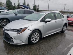 Vehiculos salvage en venta de Copart Rancho Cucamonga, CA: 2022 Toyota Corolla LE