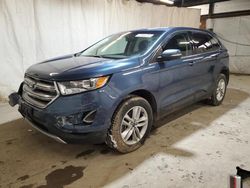 Salvage cars for sale at Ebensburg, PA auction: 2018 Ford Edge SEL