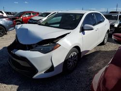 Salvage cars for sale from Copart Tucson, AZ: 2017 Toyota Corolla L