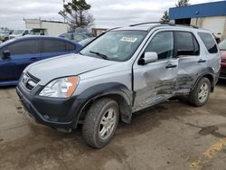 Honda CR-V EX salvage cars for sale: 2002 Honda CR-V EX