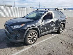 Salvage cars for sale from Copart Van Nuys, CA: 2019 Toyota Rav4 XLE Premium