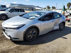 Salvage cars for sale at San Diego, CA auction: 2024 Toyota Prius Prime SE