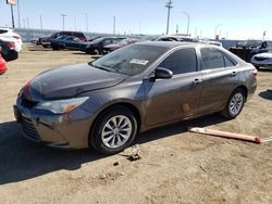 Salvage cars for sale at Greenwood, NE auction: 2015 Toyota Camry LE