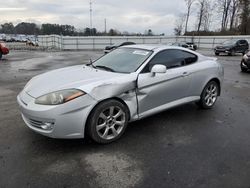 Salvage cars for sale at Dunn, NC auction: 2008 Hyundai Tiburon GS