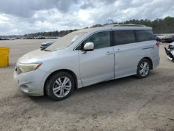 Salvage cars for sale at Greenwell Springs, LA auction: 2012 Nissan Quest S