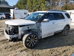 Ford Explorer salvage cars for sale: 2016 Ford Explorer Platinum