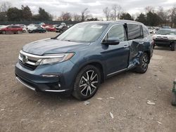 Honda Pilot Touring salvage cars for sale: 2021 Honda Pilot Touring