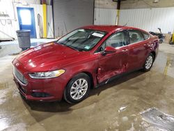 Salvage cars for sale from Copart Glassboro, NJ: 2016 Ford Fusion S