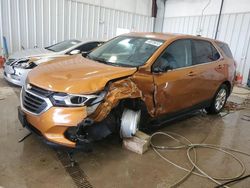 Salvage cars for sale at Franklin, WI auction: 2018 Chevrolet Equinox LT
