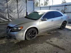 Salvage cars for sale at Midway, FL auction: 2005 Acura RL