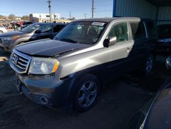 Salvage cars for sale from Copart Colorado Springs, CO: 2012 Honda Pilot EXL